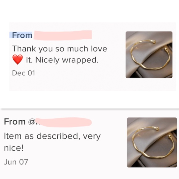 Fashion Twisted Cuff Bracelet Gold Tone - Picture 5 of 5